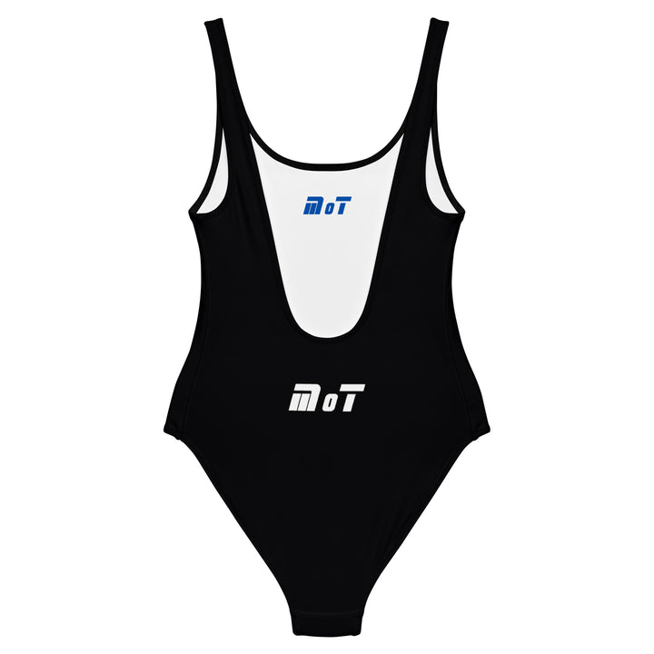 One Piece Swimsuit | Israel Flag Black