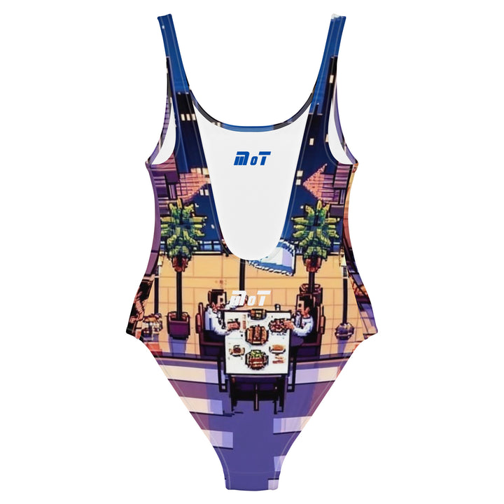 One Piece Swimsuit | TLV Nightlife 16 Bit All Over