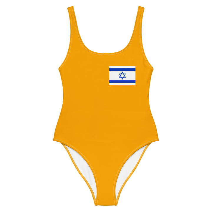 One Piece Swimsuit | Israel Flag Orange