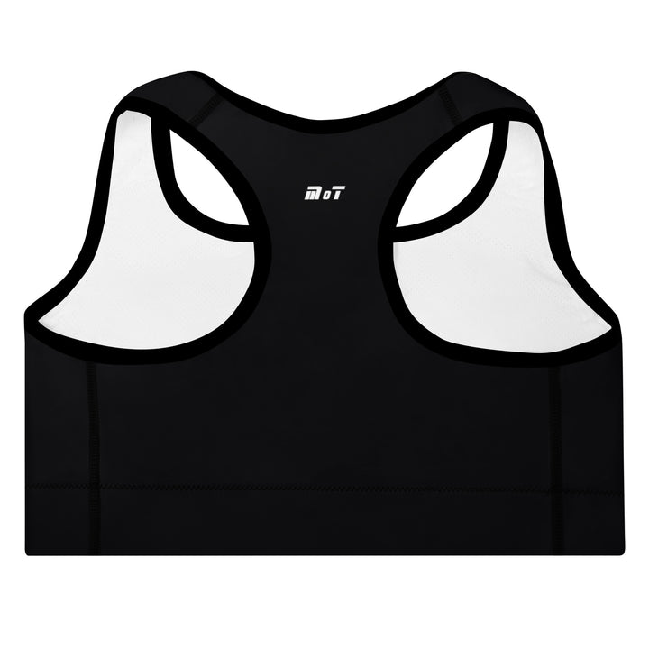 Padded Sports Bra | MOT Black