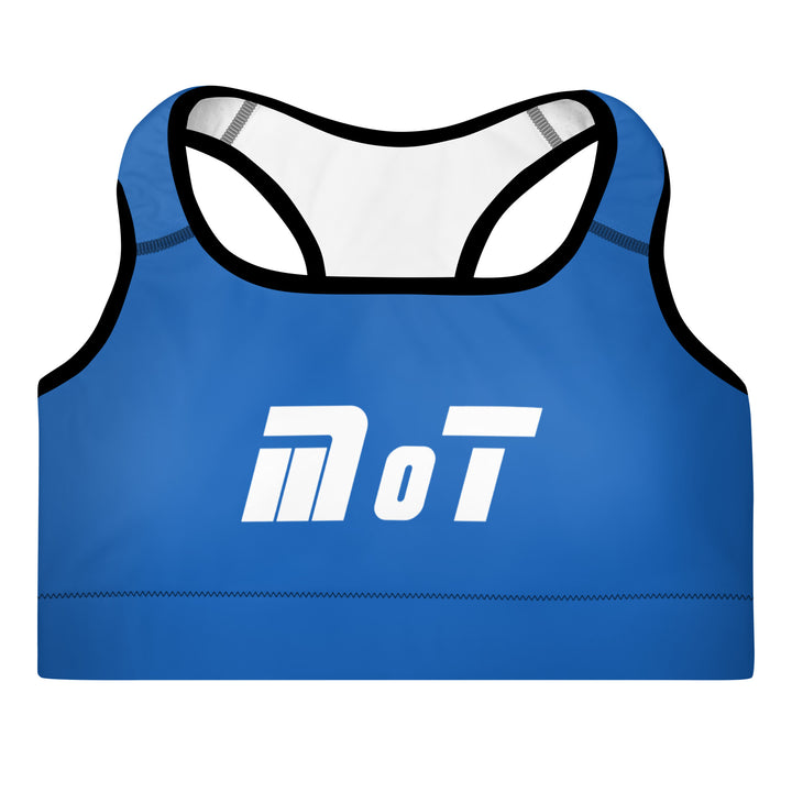 Padded Sports Bra | MOT Blue
