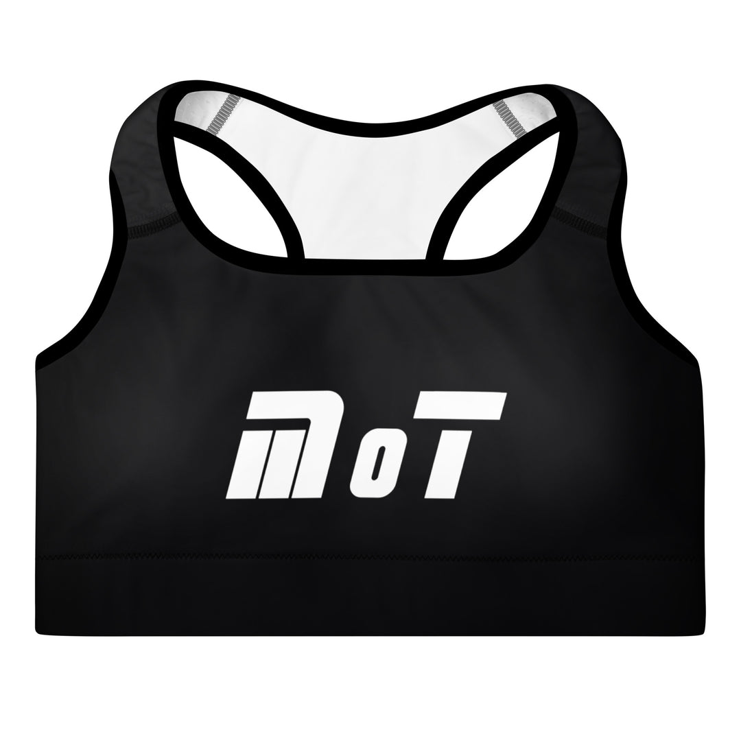 Padded Sports Bra | MOT Black