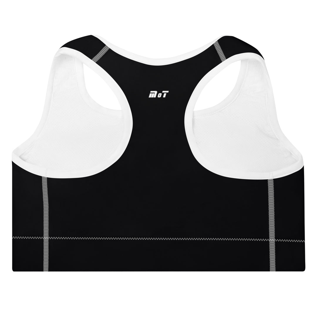 Padded Sports Bra | MOT Black
