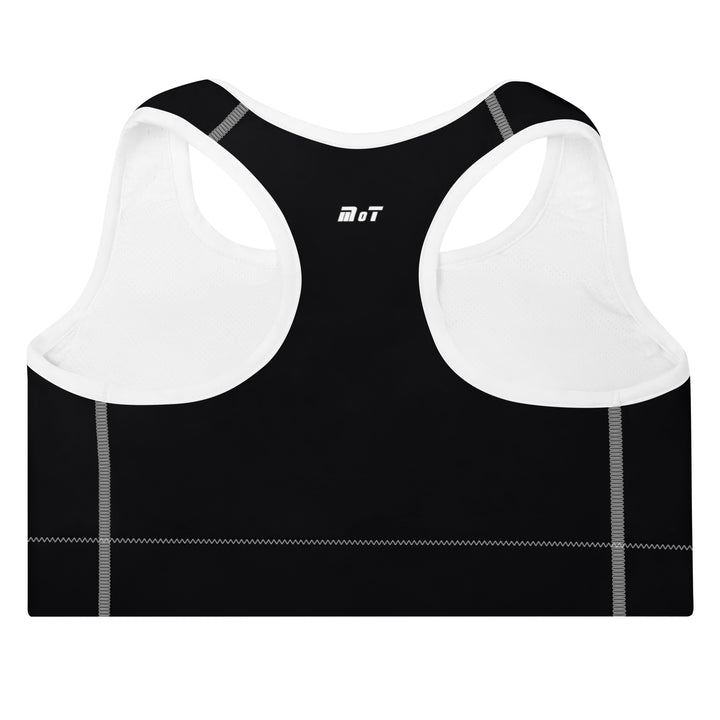 Padded Sports Bra | MOT Black