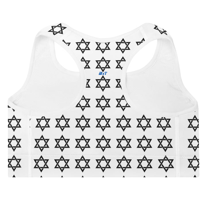 Padded Sports Bra | Magen David All Over