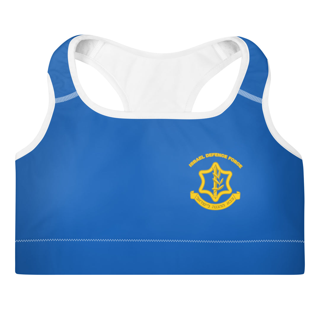 Padded Sports Bra | IDF Israel Defense Forces Blue