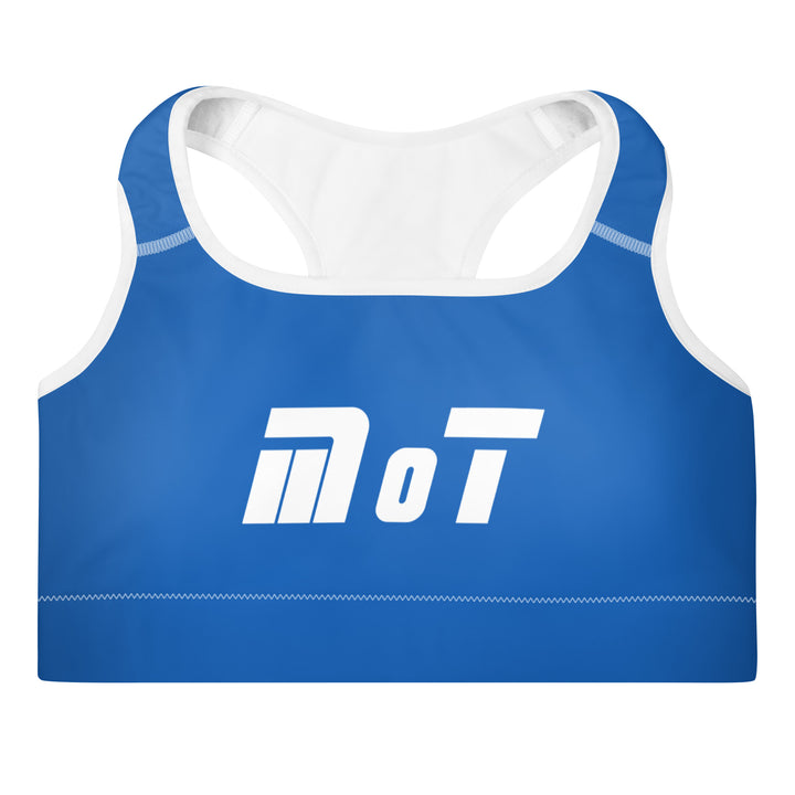Padded Sports Bra | MOT Blue
