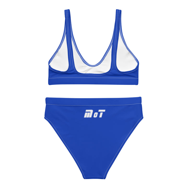 High Waisted Bikini | MOT Blue