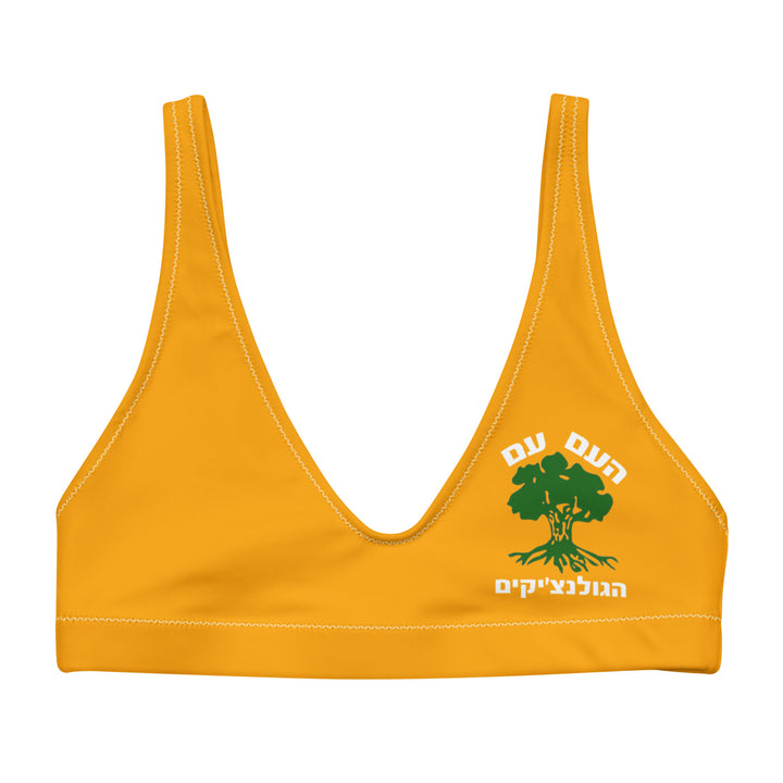 Padded Bikini Top | Golani Orange