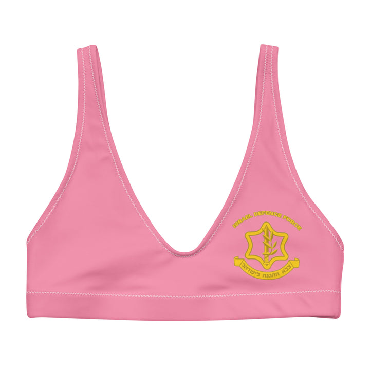 Padded Bikini Top | IDF Israel Defense Forces Pink