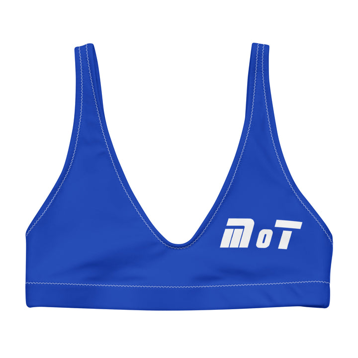 Padded Bikini Top | MOT Blue