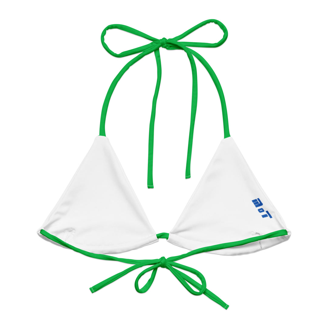 String Bikini Top | MOT Green