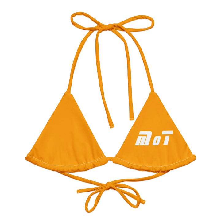 String Bikini Top | MOT Orange