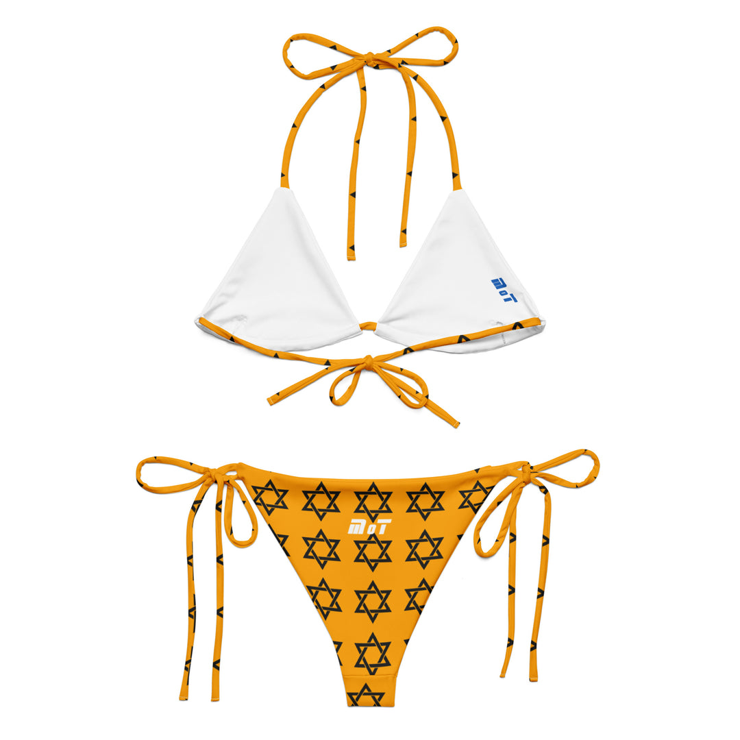 String Bikini | Magen David Orange