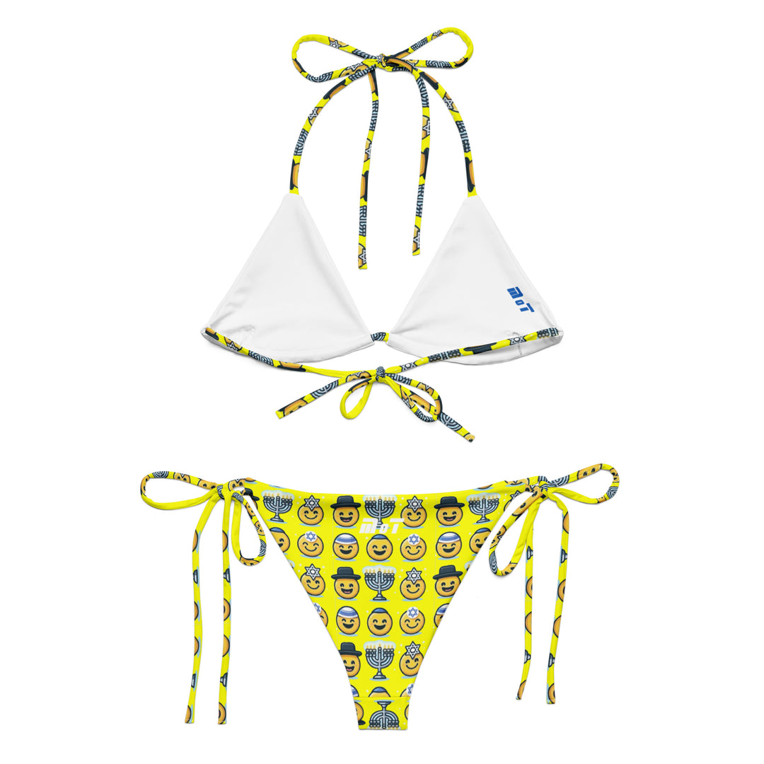 String Bikini | Jewish Emoji Yellow