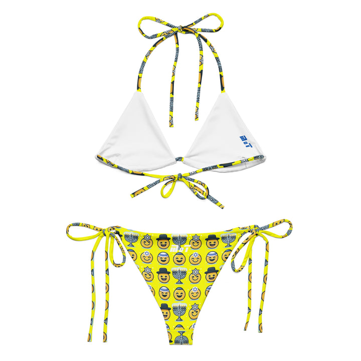 String Bikini | Jewish Emoji Yellow