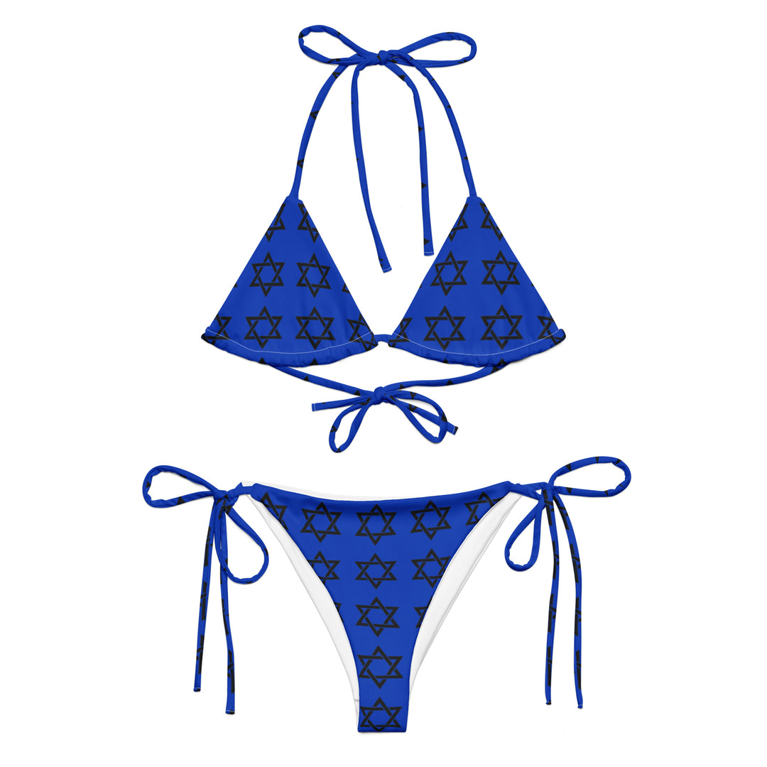 String Bikini | Magen David Blue