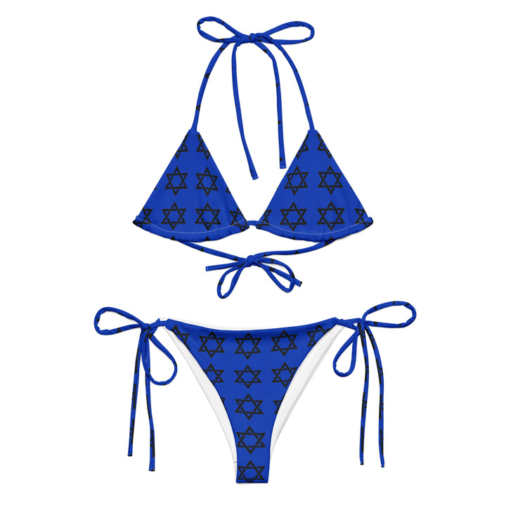 String Bikini | Magen David Blue