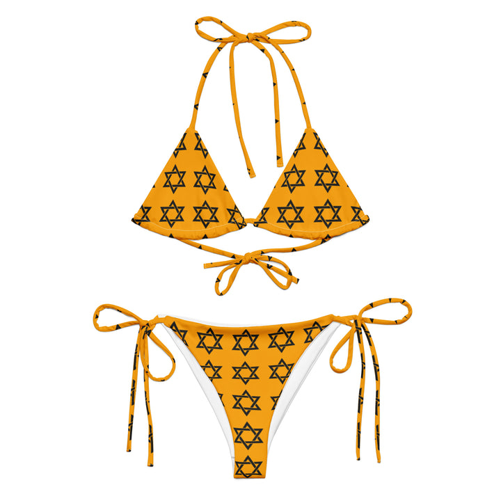 String Bikini | Magen David Orange