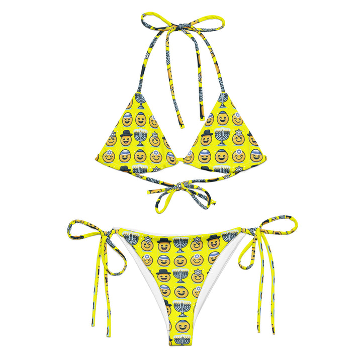 String Bikini | Jewish Emoji Yellow
