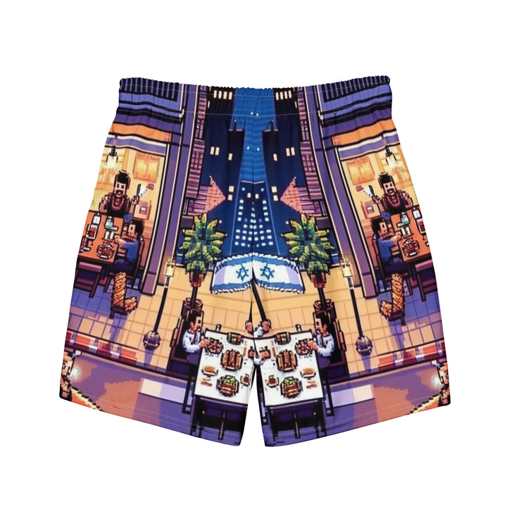 Swim Trunks | TLV Nightlife 16 Bit All Over