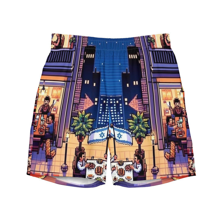 Swim Trunks | TLV Nightlife 16 Bit All Over