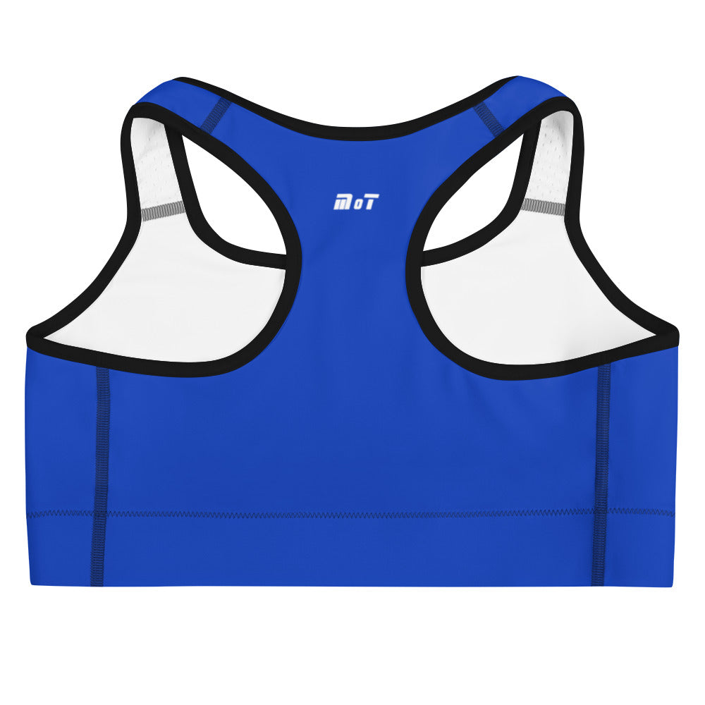 Sports Bra | Israel Flag Blue