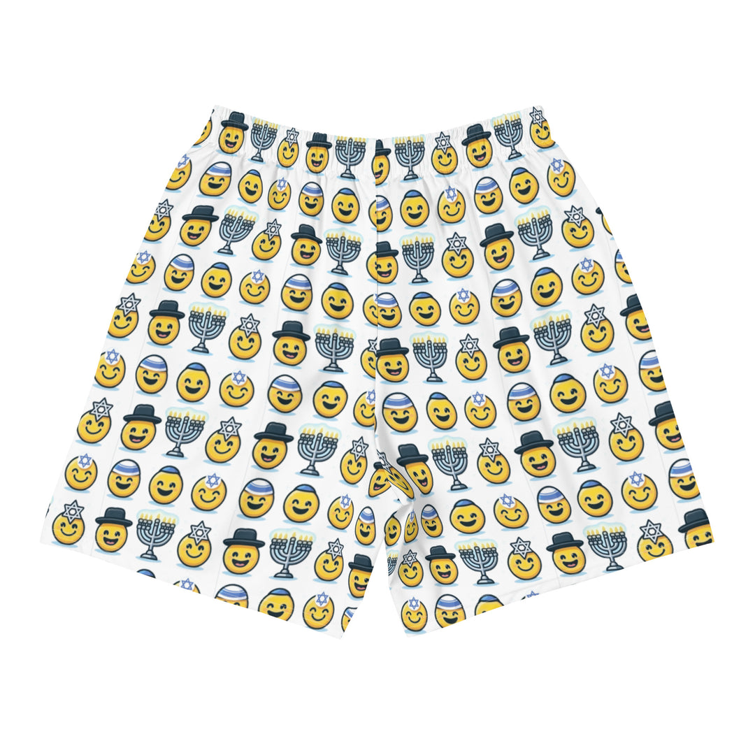 Athletic Long Shorts | Jewish Emoji All Over