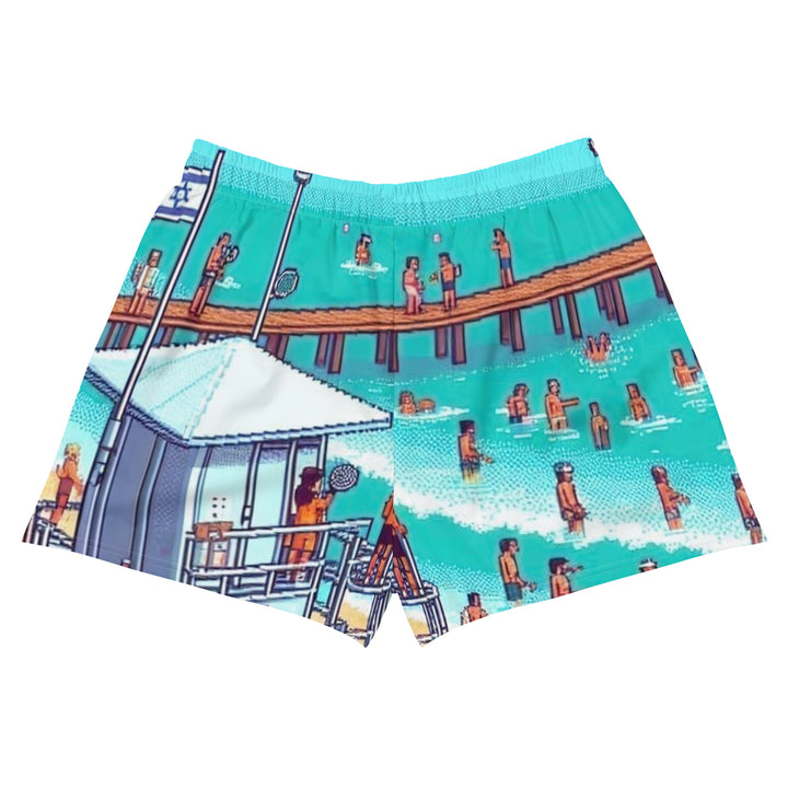 Athletic Shorts | TLV Frishman Beach 16 Bit All Over