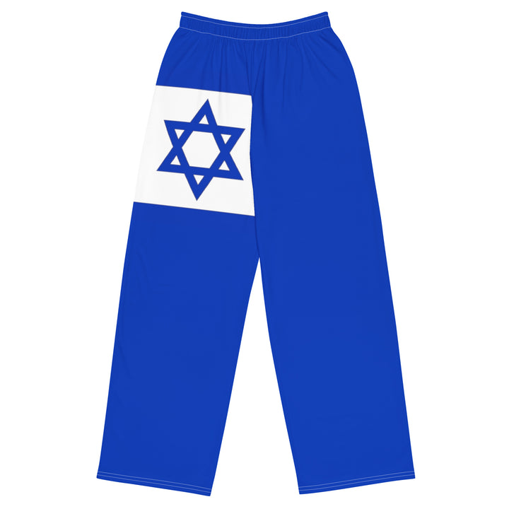 Wide Leg Pants | Israel Flag