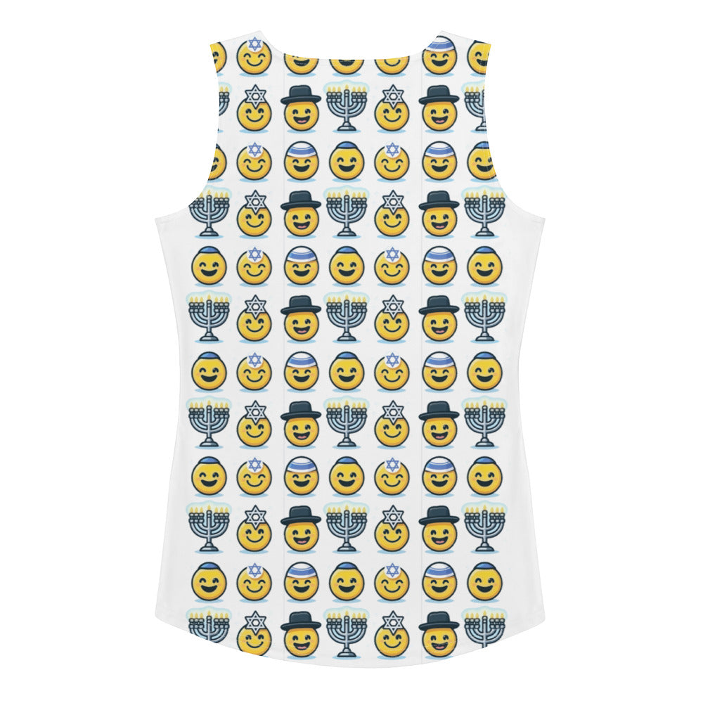 Women's Tank Top | Jewish Emoji All Over