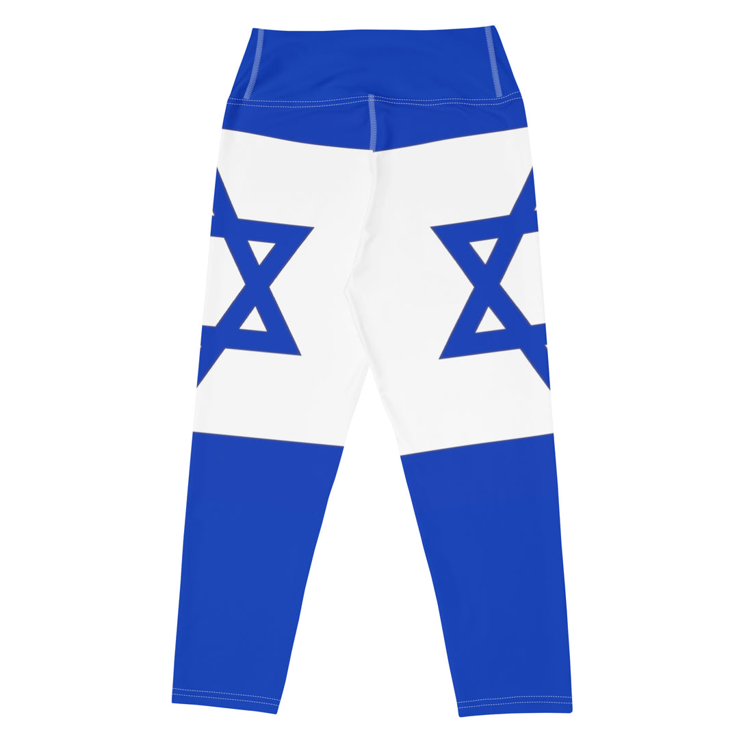 Yoga Capri Leggings | Israel Flag