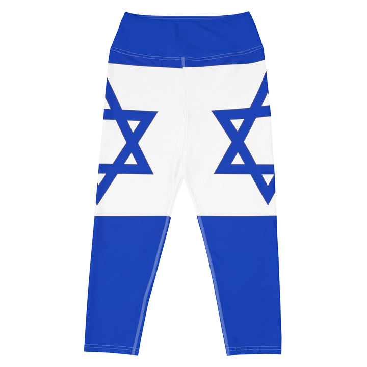 Yoga Capri Leggings | Israel Flag