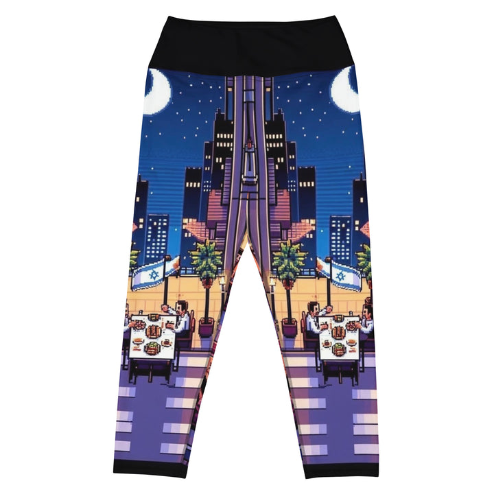 Yoga Capri Leggings | TLV Nightlife 16 Bit