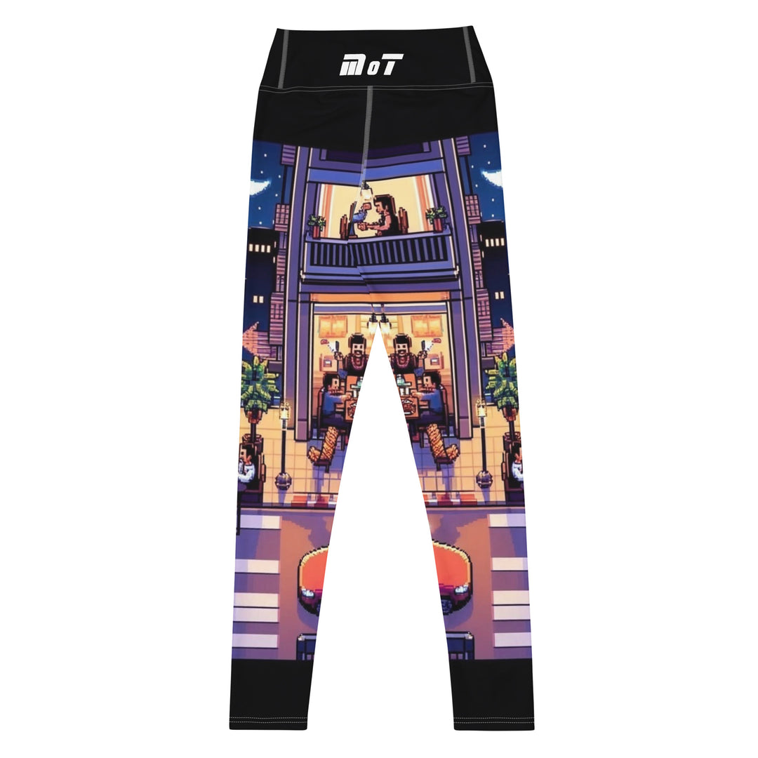 Yoga Leggings | TLV Nightlife 16 Bit