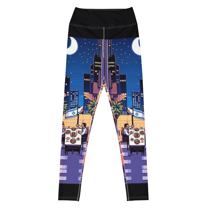 Yoga Leggings | TLV Nightlife 16 Bit