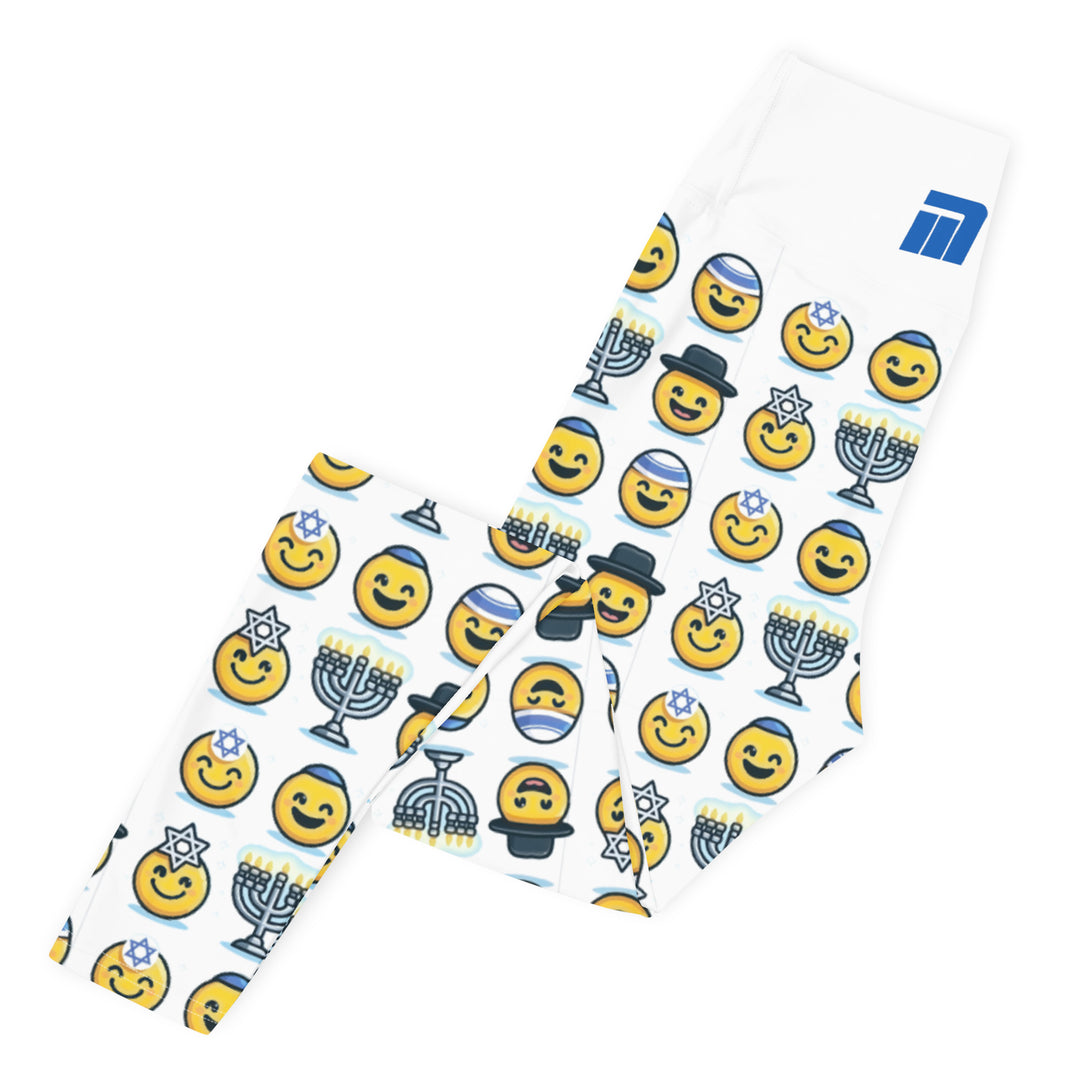 Yoga Leggings | Jewish Emoji