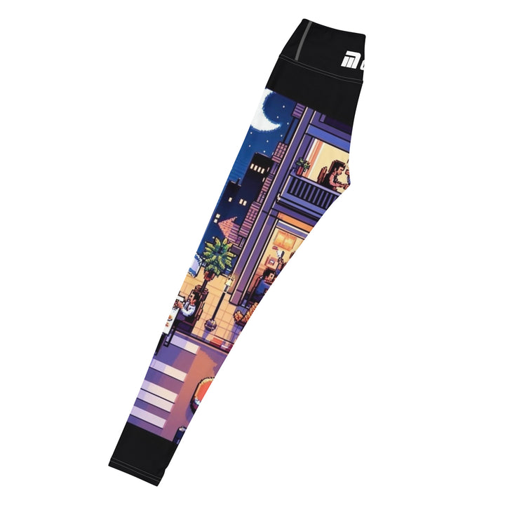 Yoga Leggings | TLV Nightlife 16 Bit