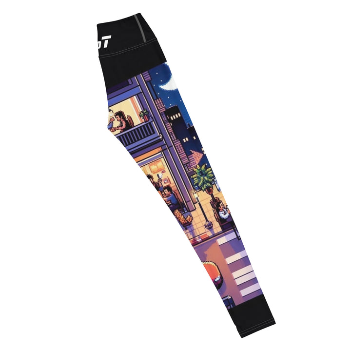 Yoga Leggings | TLV Nightlife 16 Bit