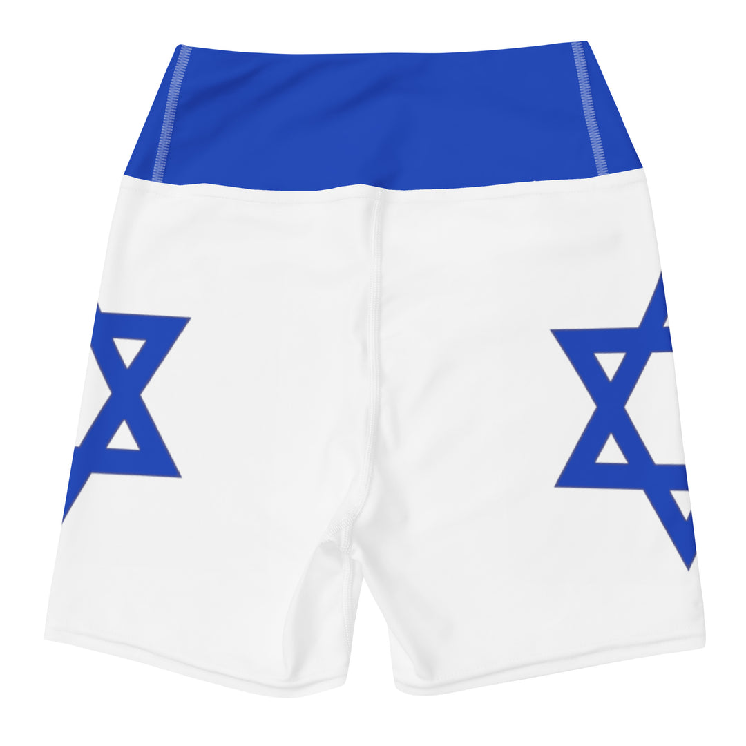 Yoga Shorts | Israel Flag All Over