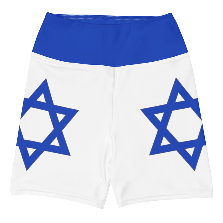 Yoga Shorts | Israel Flag All Over