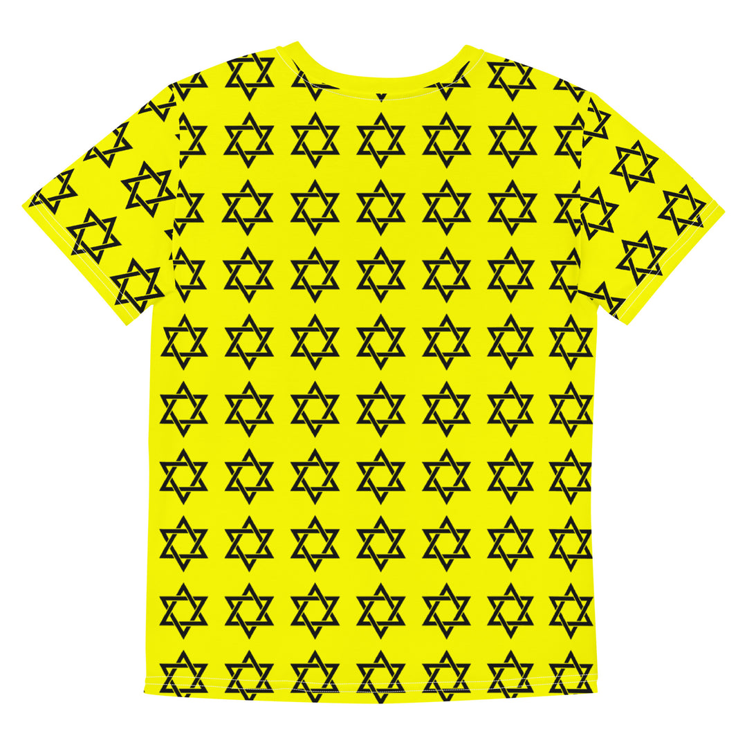 Youth T-Shirt | Magen David All Over Yellow