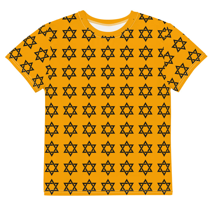 Youth T-Shirt | Magen David All Over Orange