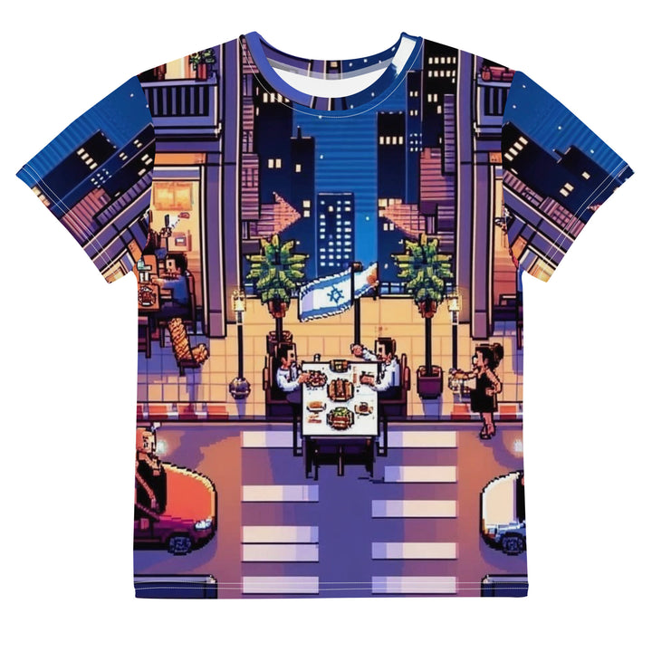 Youth T-Shirt | TLV Nightlife 16 Bit All Over
