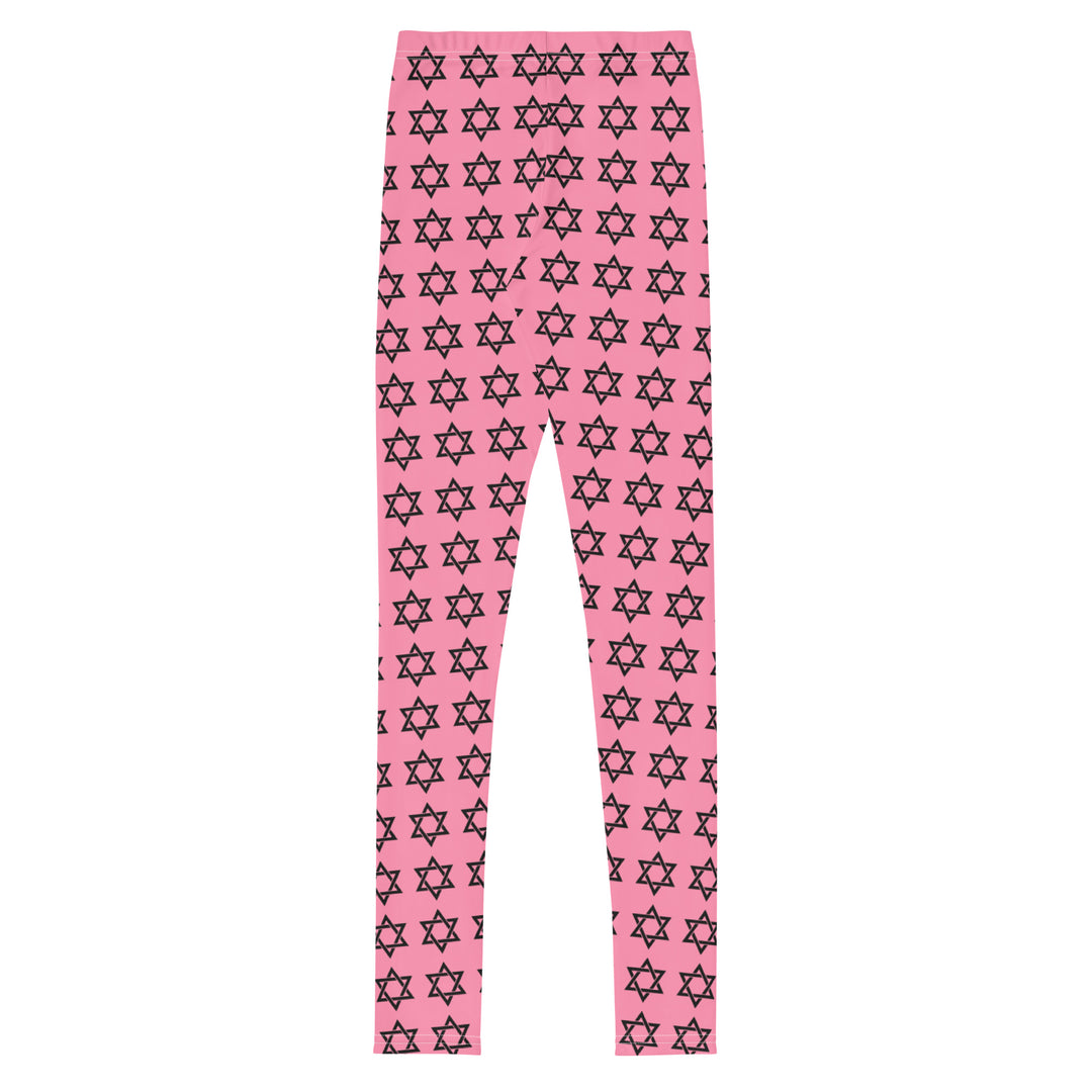 Youth Leggings | Magen David Pink