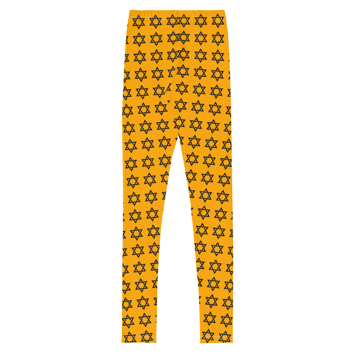 Youth Leggings | Magen David Orange