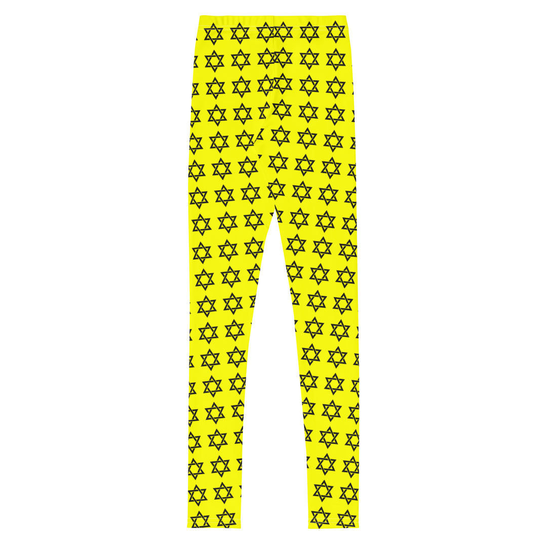 Youth Leggings | Magen David Yellow