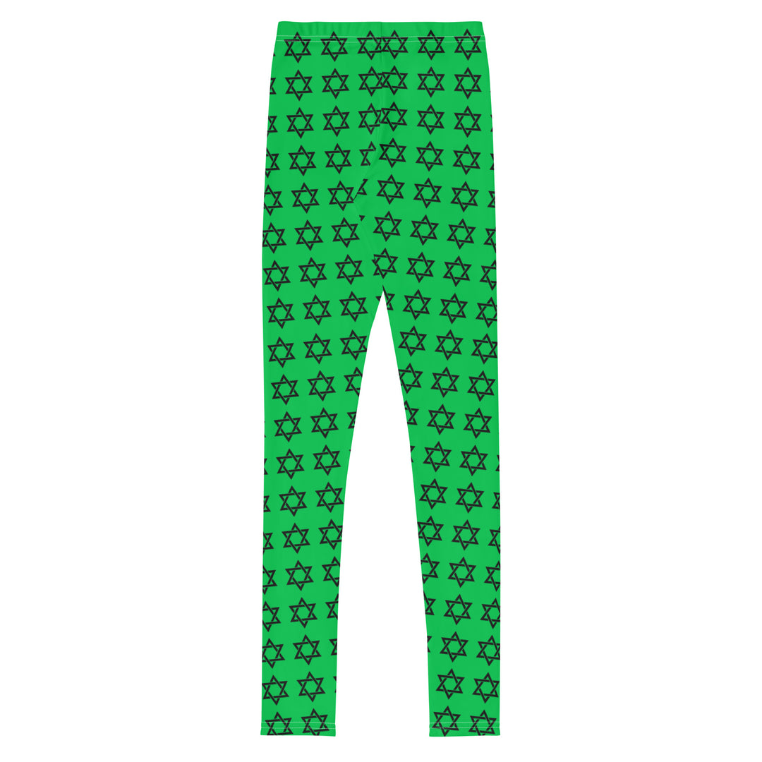 Youth Leggings | Magen David Green