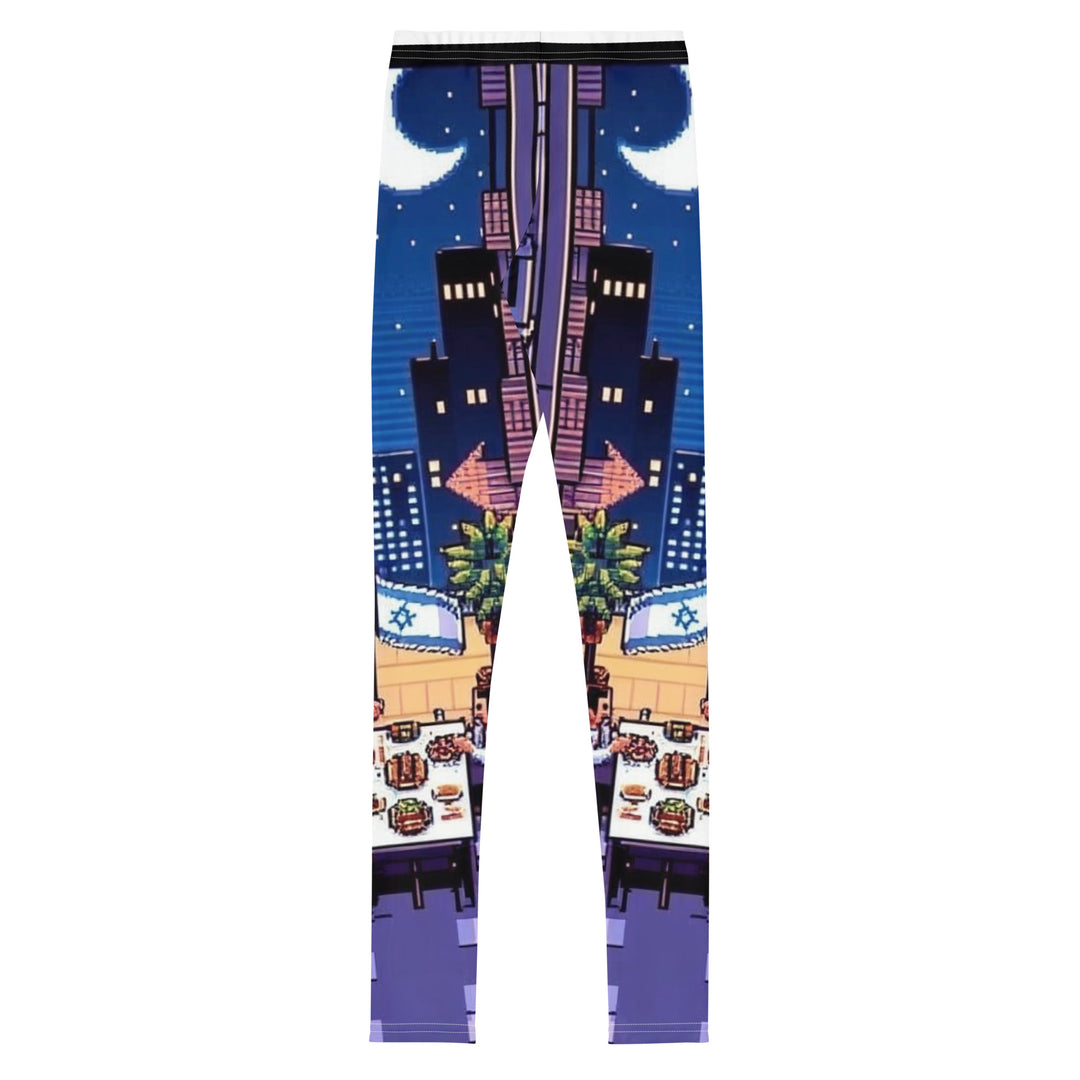 Youth Leggings | TLV Nightlife 16 Bit All Over