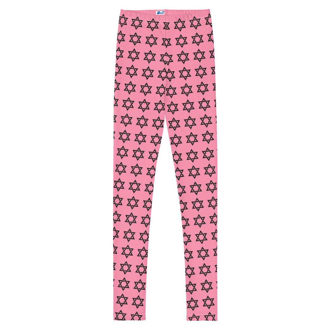 Youth Leggings | Magen David Pink